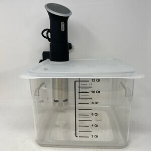 Anova Sous Vide Precision Cooker 800W With Everie 12qt Container